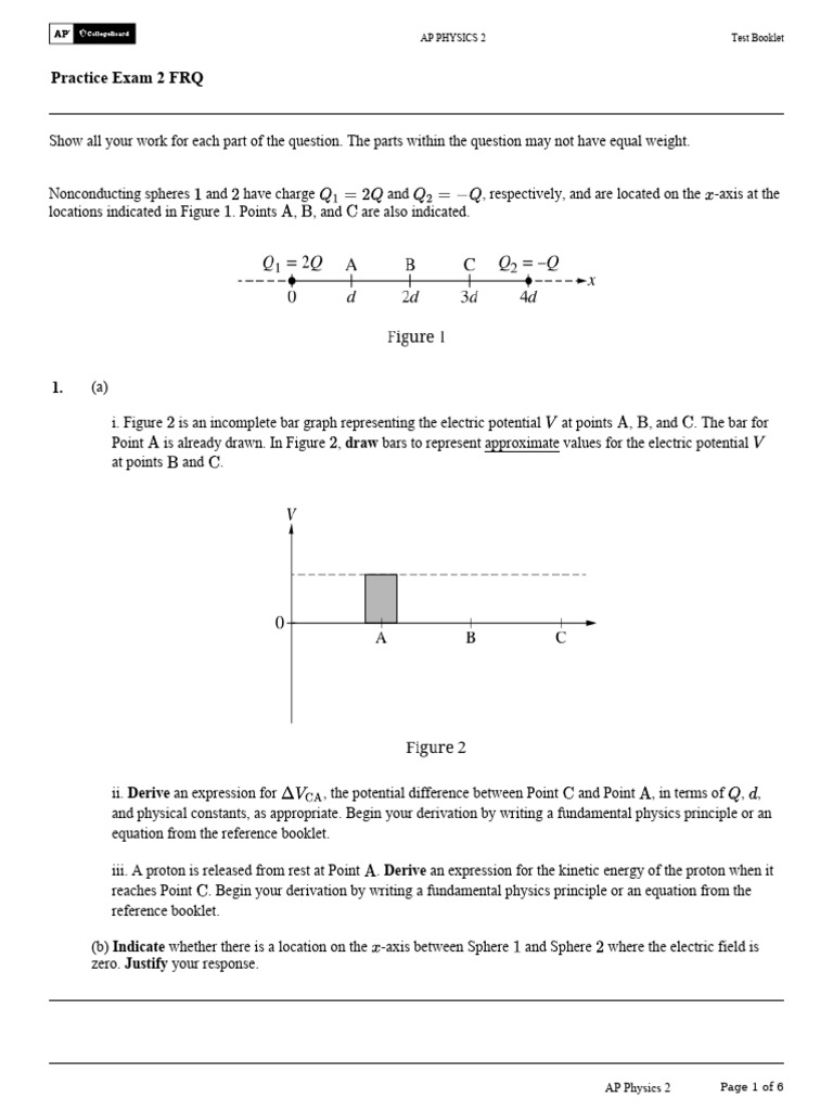 AP Physics 2 Practice Exam FRQ Guide | PDF | Gases | Length