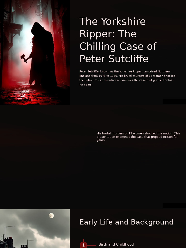 The Yorkshire Ripper: Peter Sutcliffe's Crimes | PDF | Justice | Crime ...