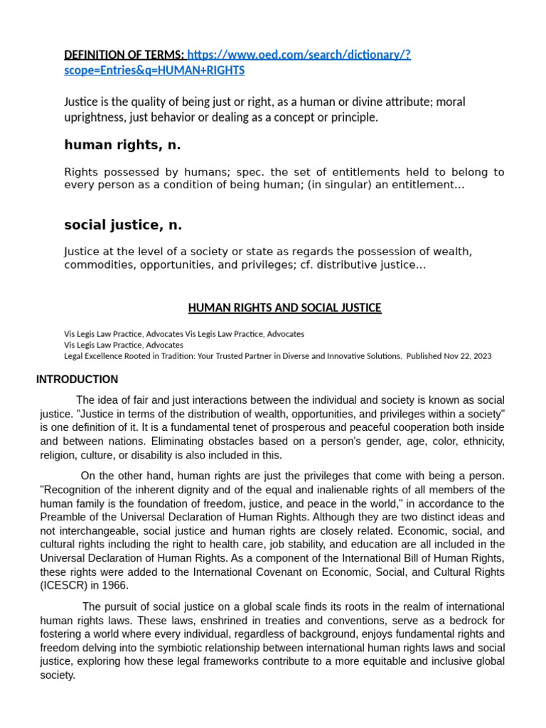 Materials Catch Up FEB 16 | PDF | Human Rights | Social Justice