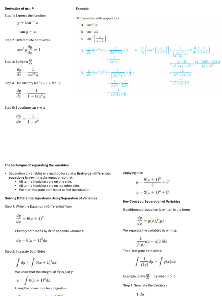 Differentiation Part 4 | PDF