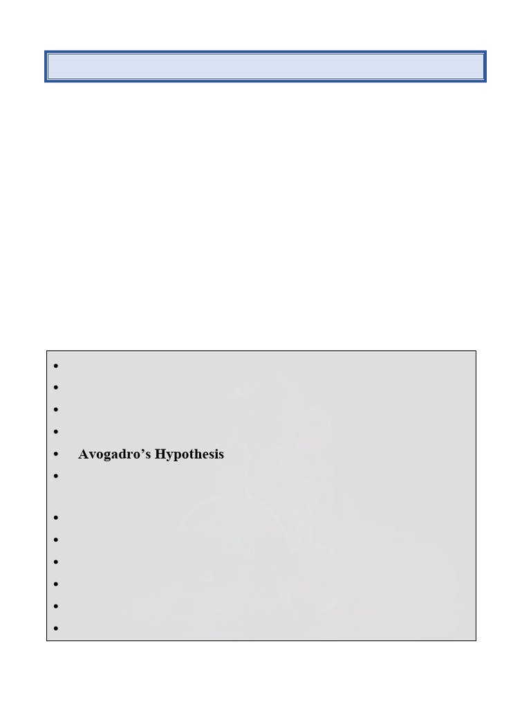 01 - Advance Module - Some Basic Concept of Chemistry - Class 11 | PDF ...