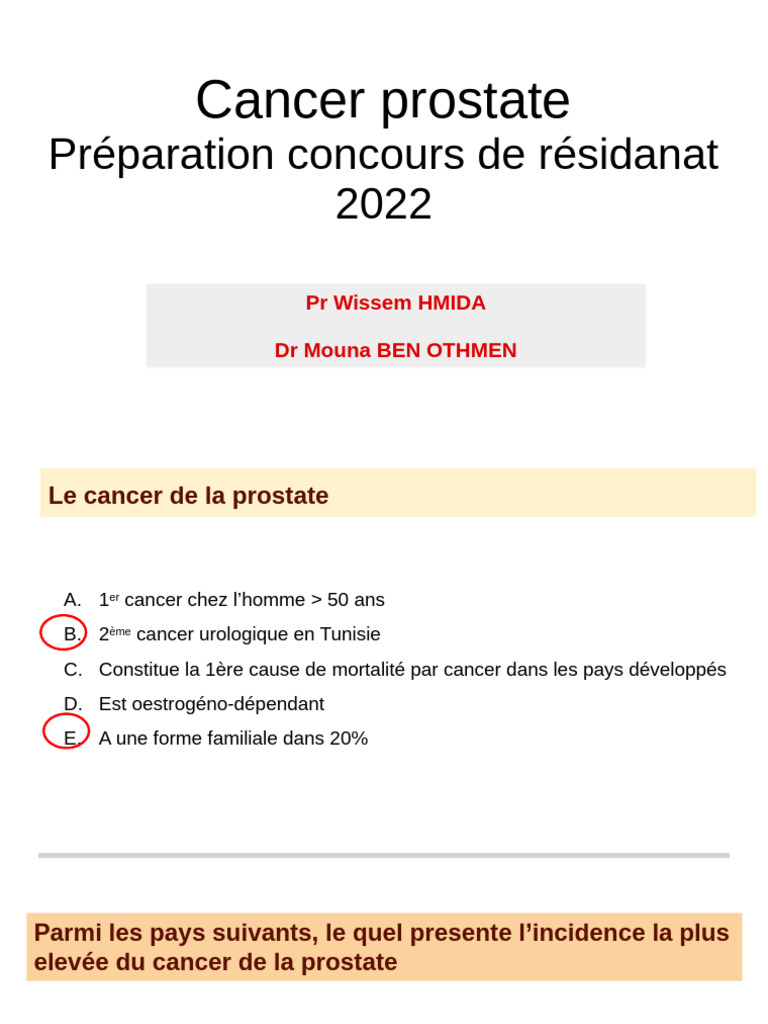 Comprendre le cancer de la prostate | PDF | Cancer de la prostate ...