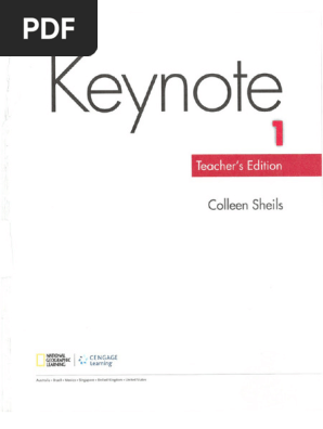 Keynote 1. Teacher's Book - 2017, 174p | PDF