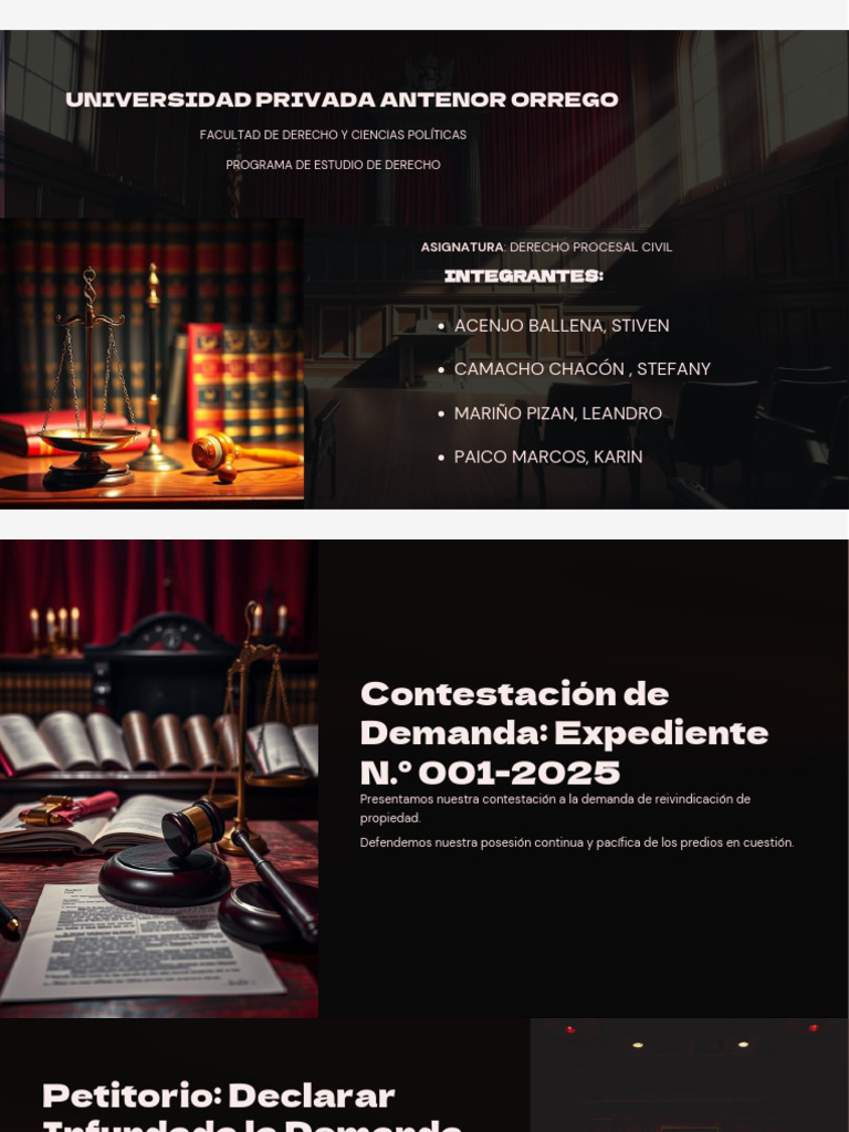Contestación a Demanda de Reivindicación | PDF | Demanda judicial ...