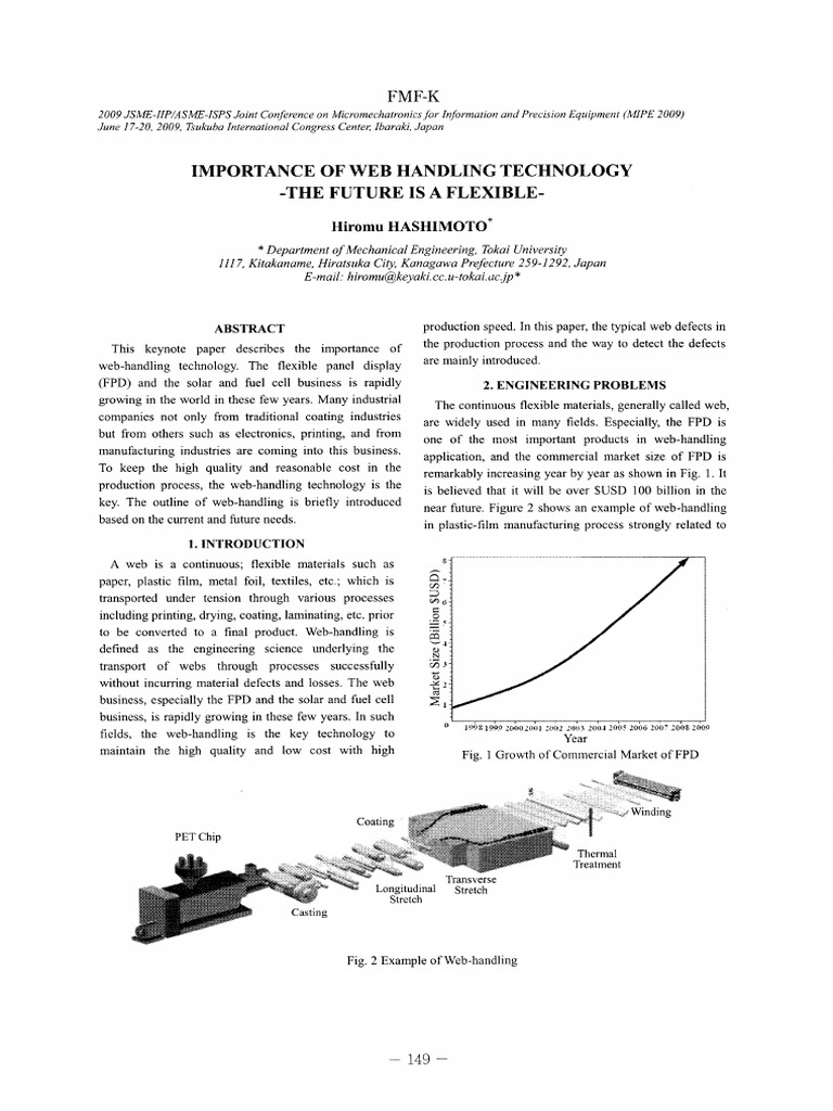Importance of Web Handling Technology | PDF | Secondary Sector Of The ...