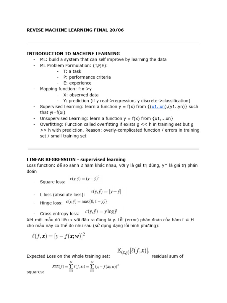 Machine Learning Concepts and Techniques | PDF | Support Vector Machine ...