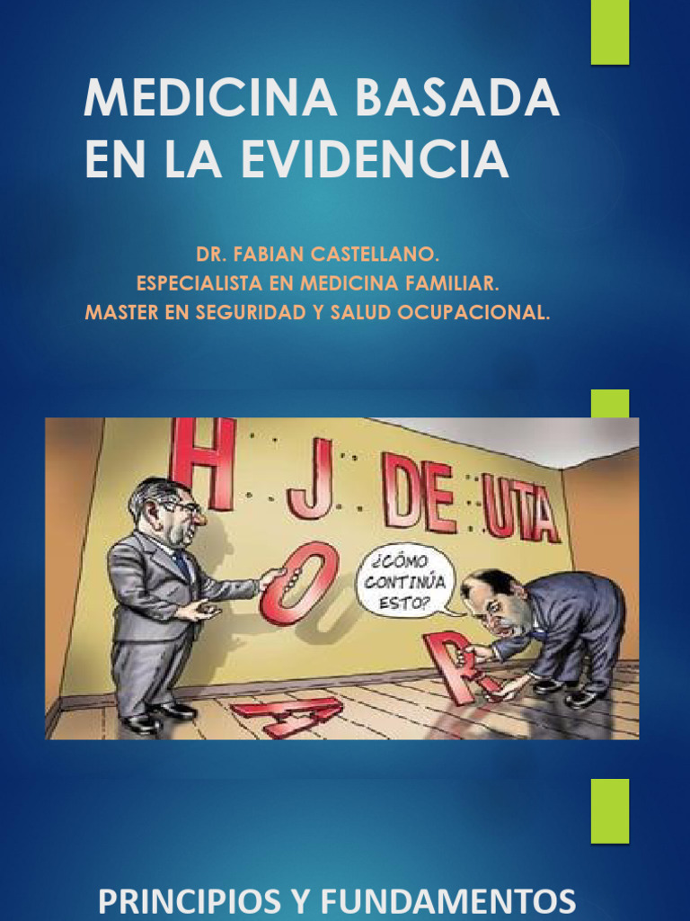 Fundamentos de Medicina Basada en Evidencias | PDF | Evidencia basada ...
