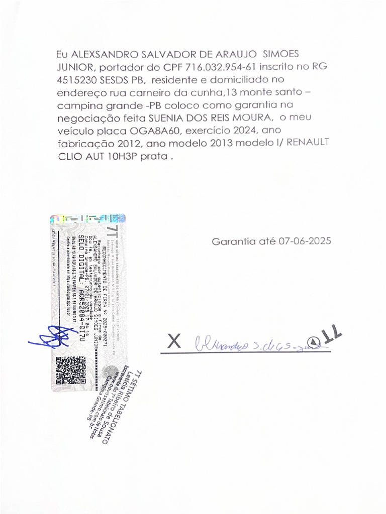 SESDS PB, Residente e Domiciliado No | PDF