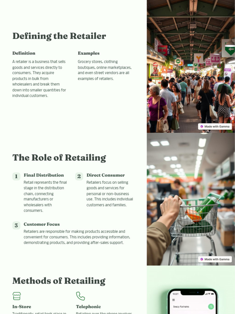 Understanding Retailers and Their Roles | PDF | Retail | Online Shopping