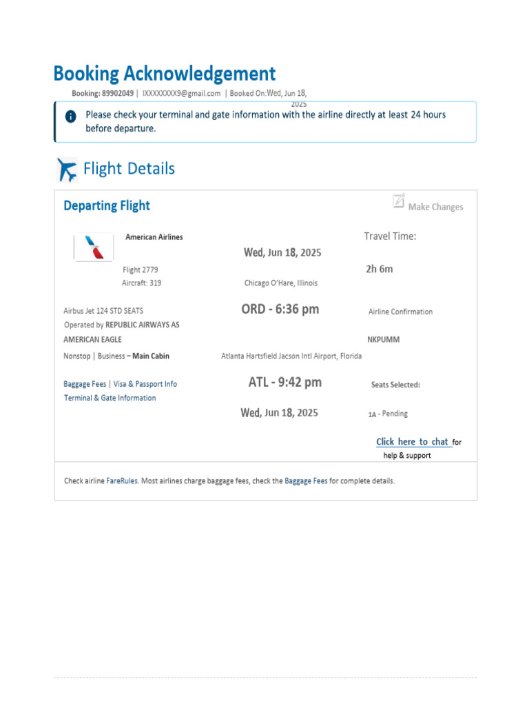 Isabella Robert Flight Booking | PDF | Airlines | Civil Aviation