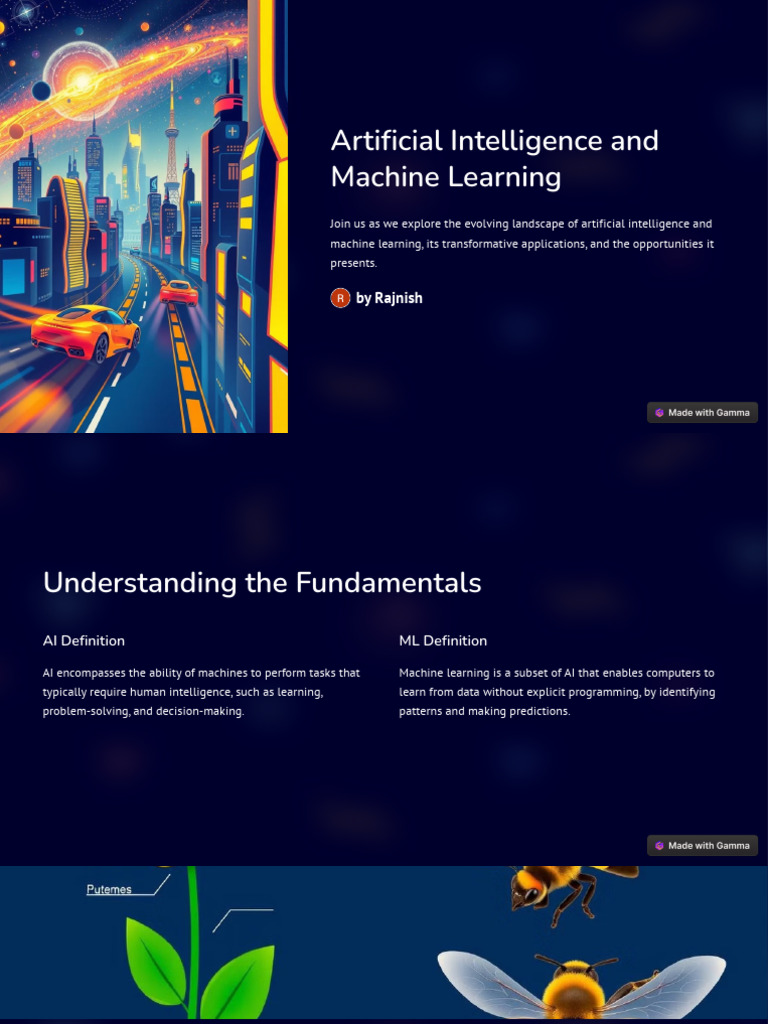 Artificial Intelligence and Machine Learning 1 | PDF | Machine Learning ...