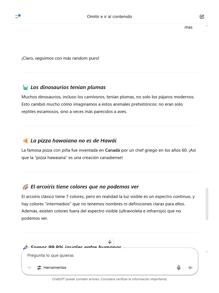 Los Dinosaurios Tenían Plumas: Chatgpt | PDF