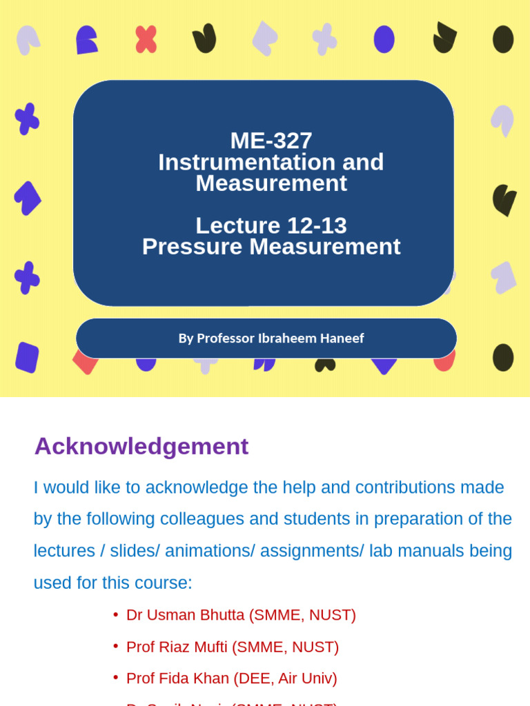 Pressure Measurement Techniques Explained | PDF | Pressure Measurement ...