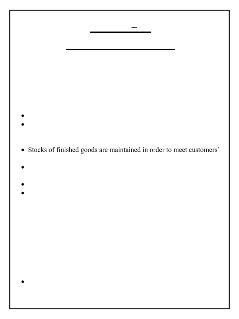 Chapter - 24, Inventory Management | PDF | Inventory | Lean Manufacturing