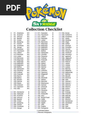 pokemon skyridge card list How EXPENSIVE is EVERY Skyridge was released in 2003