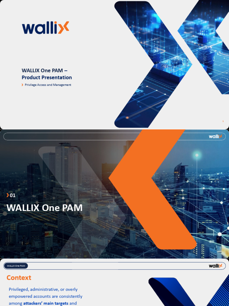 Wallix One Pam - Presentation Overview | PDF | Computer Security | Security