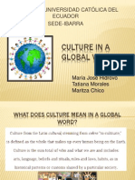 Culture in A Global World