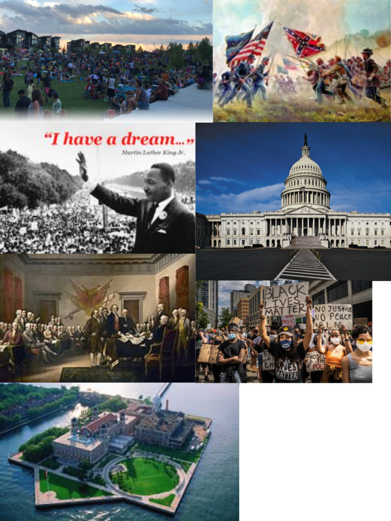 What It Means To Be American Collageasdasd | PDF