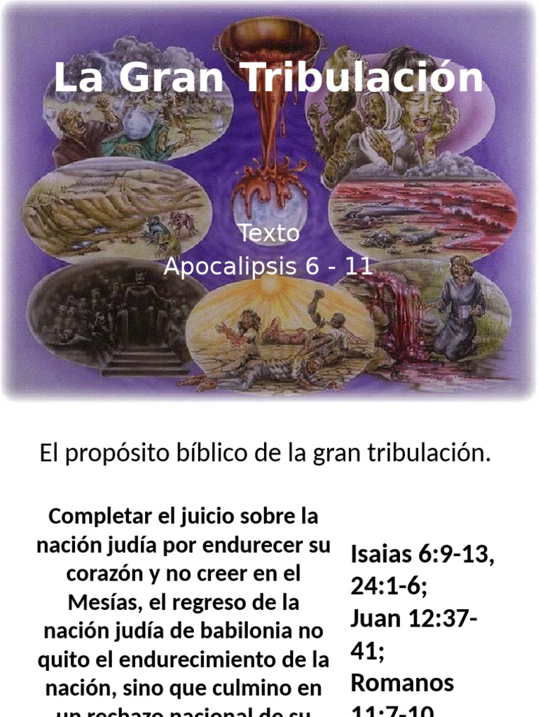 La Gran Tribulacion Pdf Antecristo Escatología Cristiana