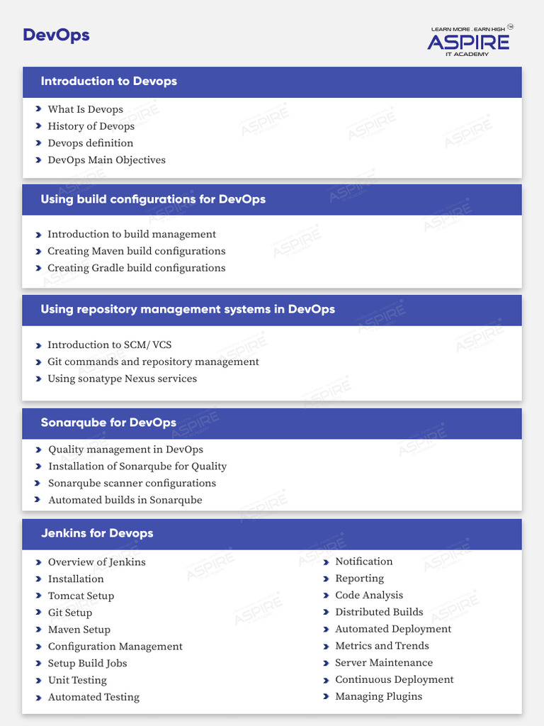 DevOps Training and Tools Overview | PDF