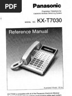 Panasonic KX-T7030 Reference Manual