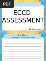 ECCD Assessment Materials by Teacher Glory | PDF