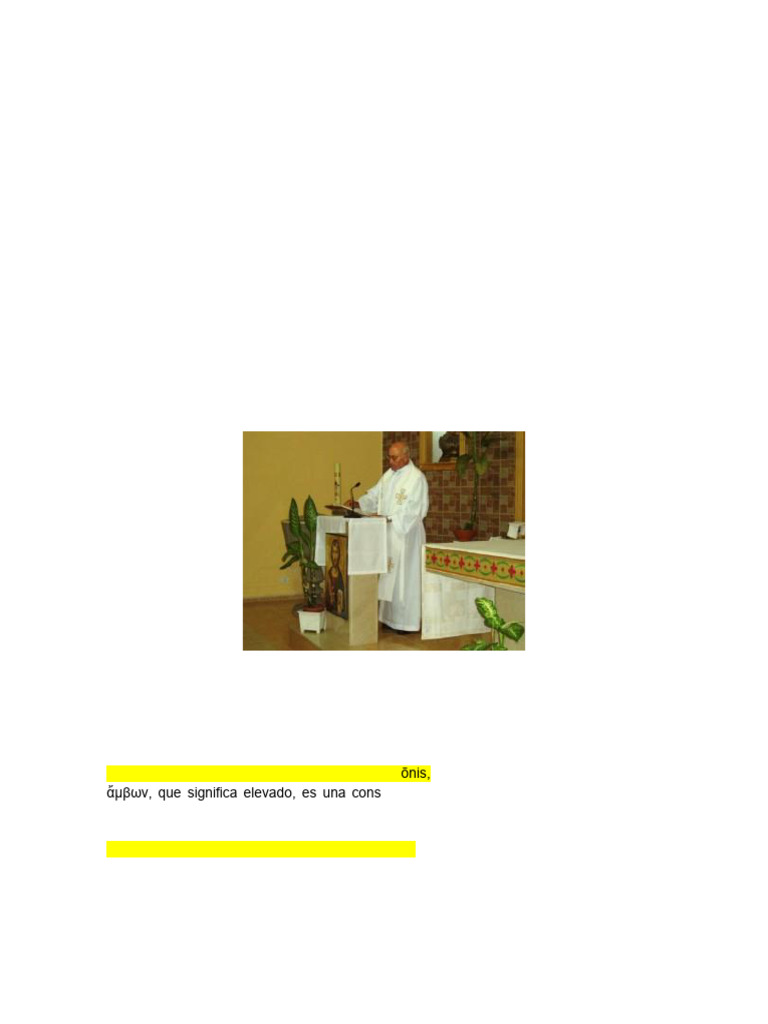 Significado y evolución del ambón en la iglesia | PDF | Iglesia ...