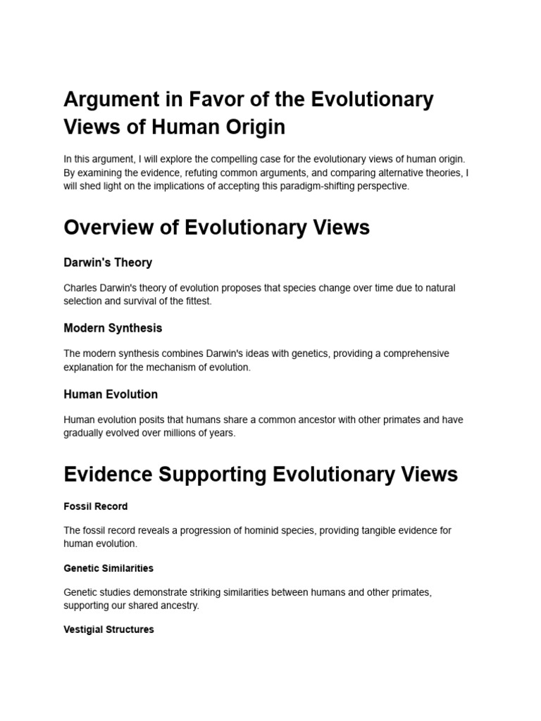 Early World Civilization Assignment | PDF | Evolution | Human Evolution