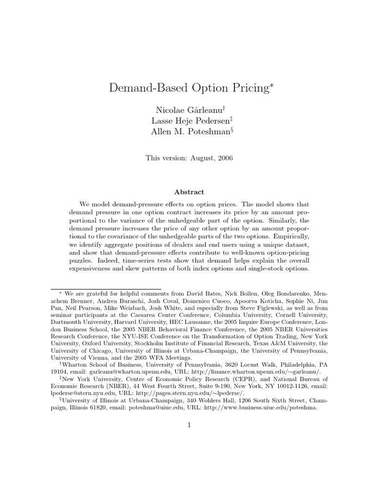 DBOP | PDF | Option (Finance) | Moneyness