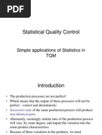 Statistical Quality Control: Simple Applications of Statistics in TQM