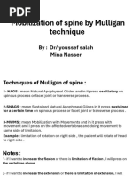 Mulligan Technique for Spine Therapy | PDF | Anatomical Terms Of Motion ...