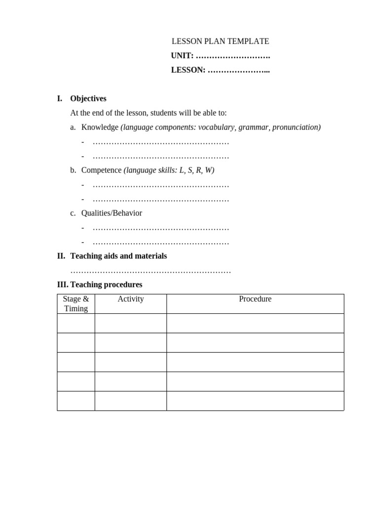 Module2.3. Lesson Plan Template | PDF
