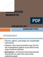 Derivatives Markets PPT MBA
