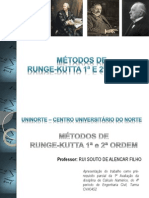 Trabalho Metodo Runge-Kutta 1ª e 2ª Ordem - Apresentação