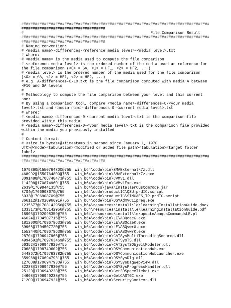 File Comparison Methodology Guide | PDF | Text File | Software Engineering