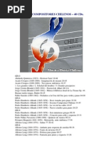 Musica de Com Posit Ores Chilenos-40 Cds