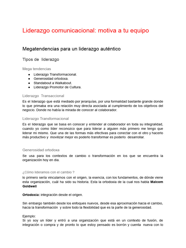 Estrategias de Liderazgo Efectivo | PDF | Liderazgo | Sicología