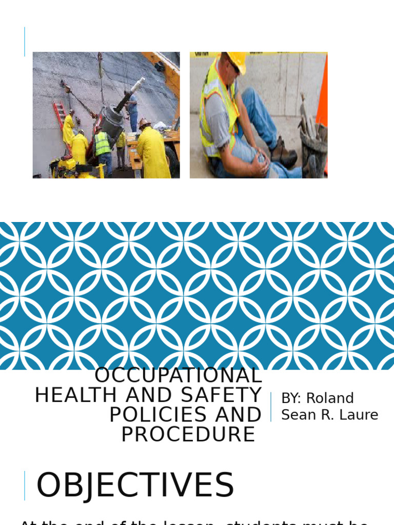 LESSON 5 - Occupational Health and Safety Policies and Procedure | PDF ...