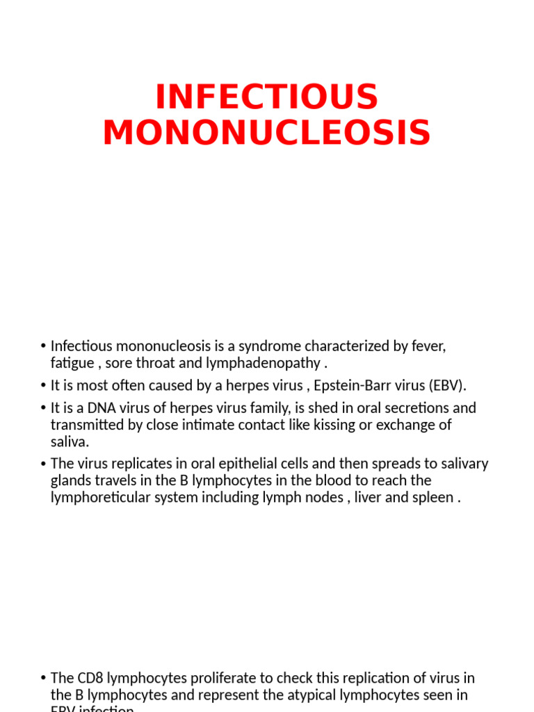 Mono Rash and Infectious Mononucleosis | PDF | Immunology | Medical ...