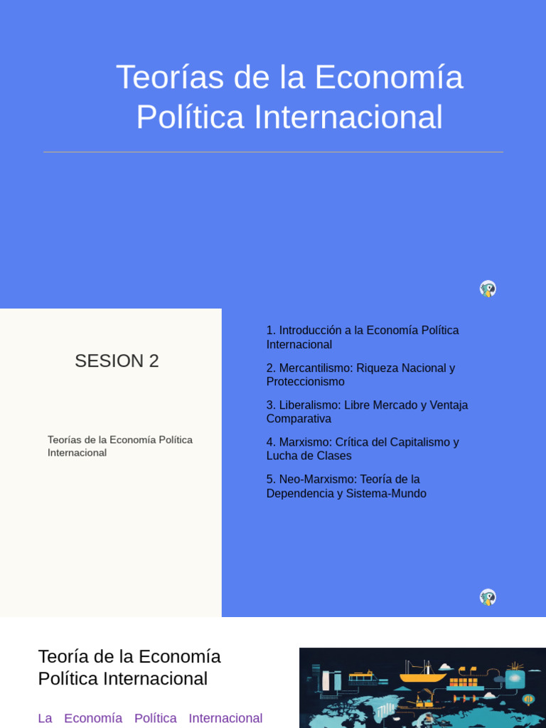 Teoras de La Economa Poltica Internacional | PDF | Capitalismo | marxismo