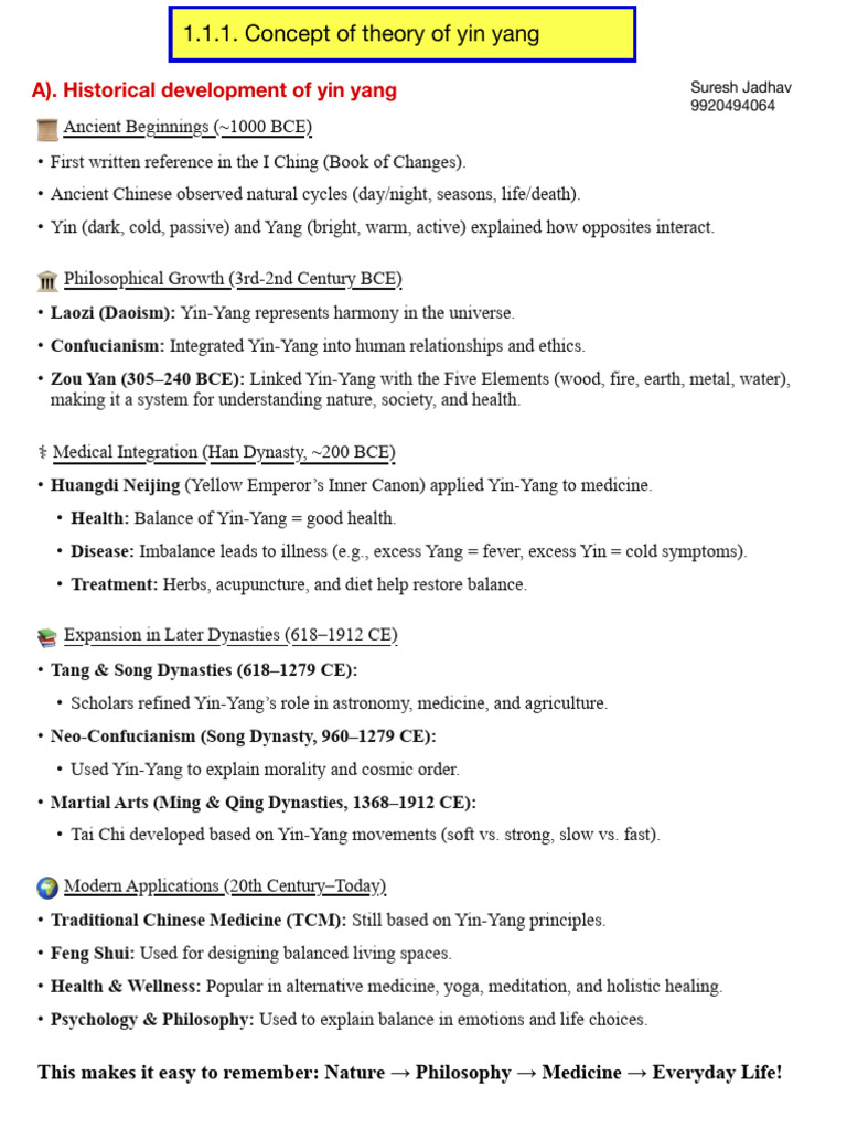 Yin-Yang: Balance in Health and Nature | PDF | Yin And Yang ...
