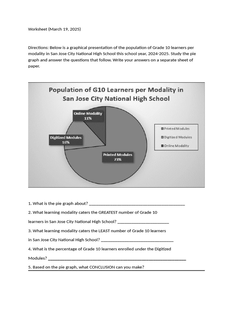 Worksheet | PDF