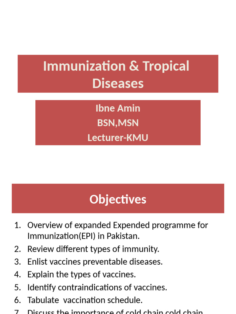 Immunization & TD | PDF | Vaccines | Infection