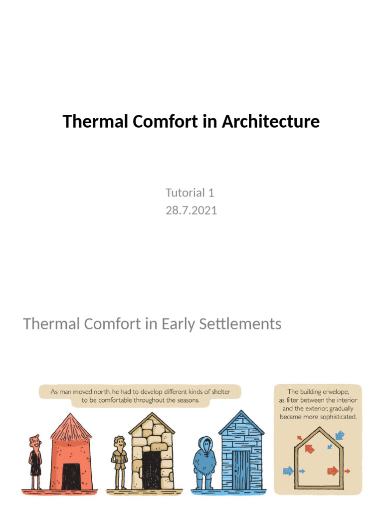 Understanding Thermal Comfort in Architecture | PDF | Thermodynamic ...
