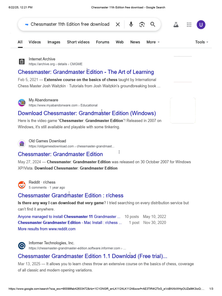 Chessmaster Grandmaster Edition Guide | PDF | Microsoft Windows ...