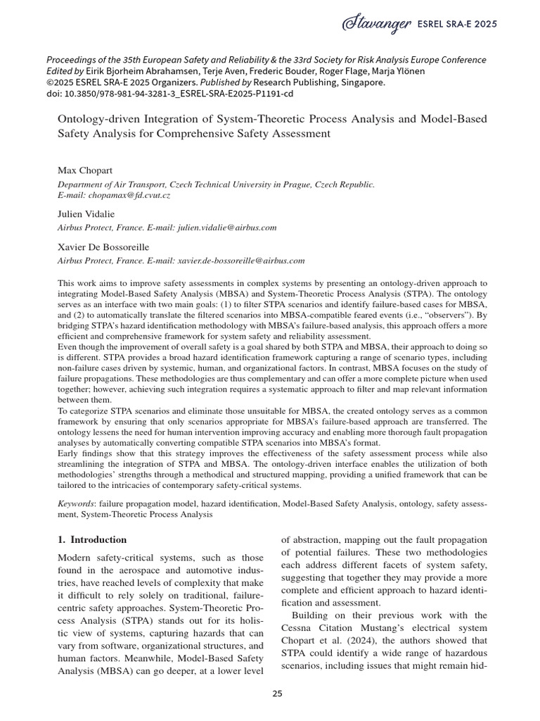 Ontology-Driven Safety Analysis Integration | PDF | Reliability Engineering