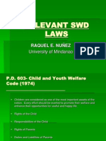 Relevant SWD Laws: Raquel E. Nuñez