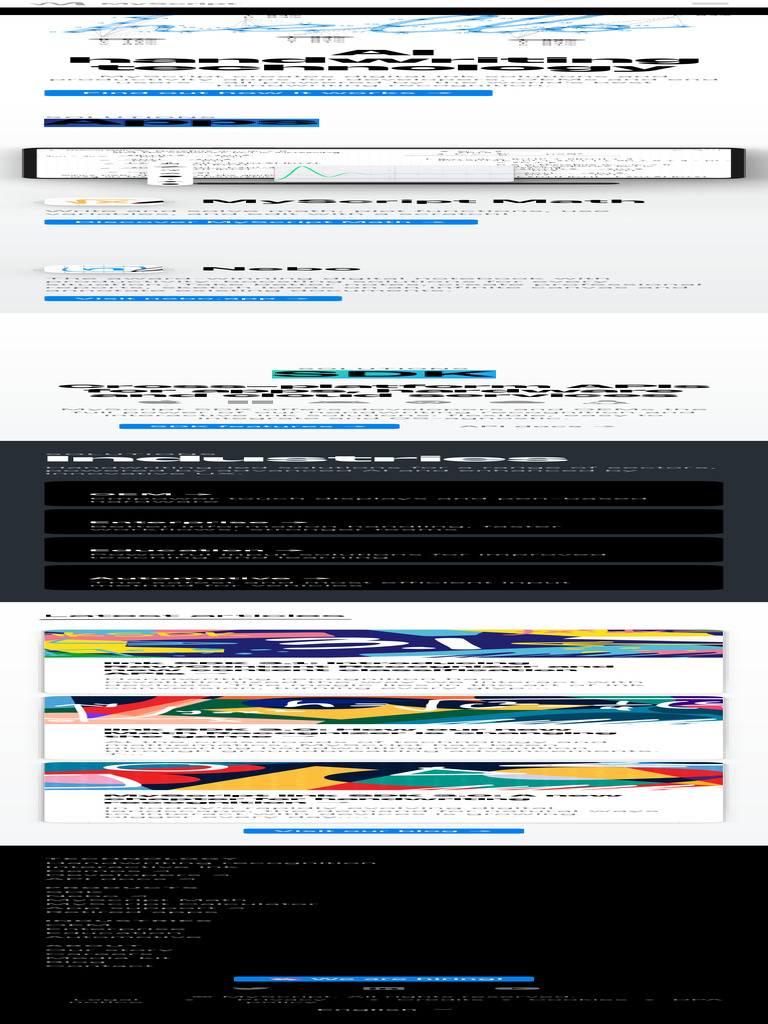 MyScript - Handwriting Technology & Digital Ink Solutions | PDF ...