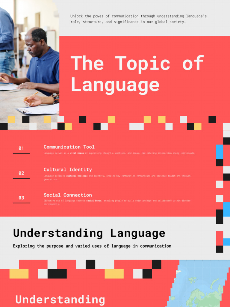 Presentation - The Topic of Language | PDF