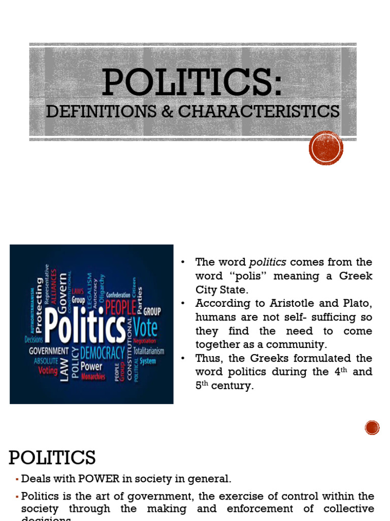 Philippine Politics Week 1 | PDF | Governance | Good Governance